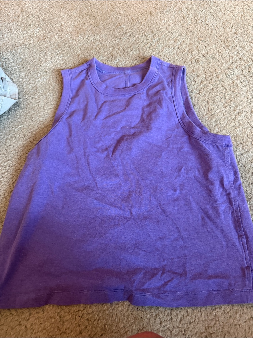 Athleta Purple Muscle Tank Top